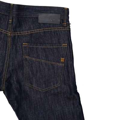 Shop Fendi Slim Denim Jeans
