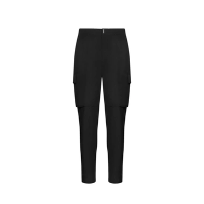 Shop Givenchy Cargo Wool Trousers