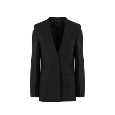 Shop Givenchy Collarless Blazer