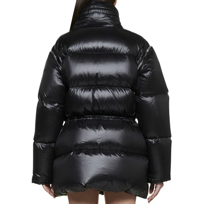 Shop Givenchy Hooded Quilted Coat