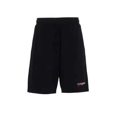 Shop Givenchy Logo Track Shorts