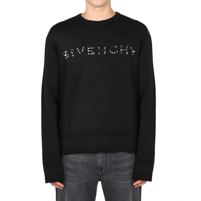 Givenchy Embellished-logo Wool Jumper
