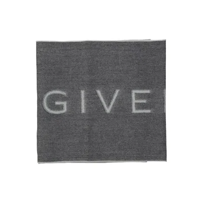 Shop Givenchy Logo Wool Scarf