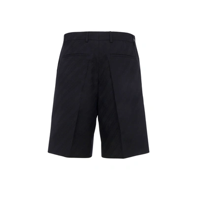 Shop Givenchy Striped Wool Shorts