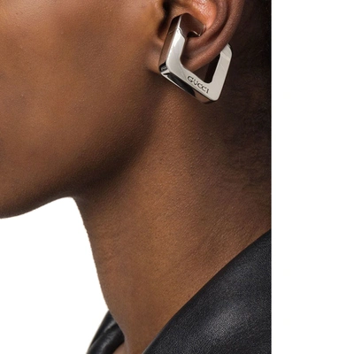 Shop Gucci Chunky Hoop Earring
