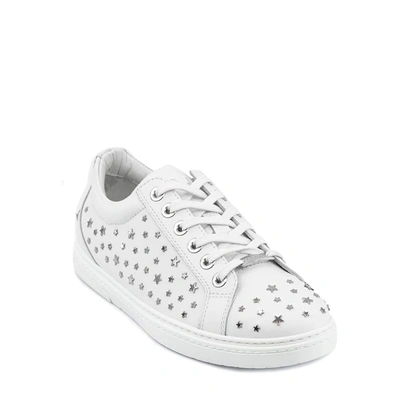 Shop Jimmy Choo C Star Leather Sneakers