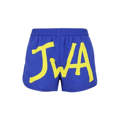 Shop Jw Anderson Logo Swim Shorts