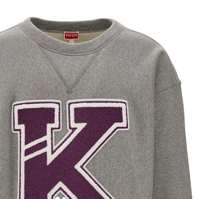 Kenzo Patches Sweatshirt In Gray