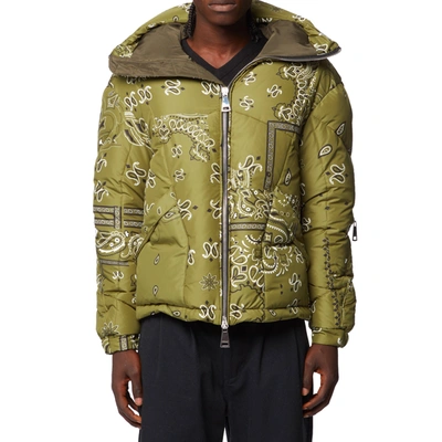 Shop Khrisjoy Bandana Print Puffer Jacket