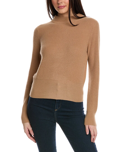 Shop Brodie Cashmere Sophie Fringe Cashmere Sweater In Brown