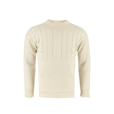 Shop Maison Margiela Knitted Iene Sweater