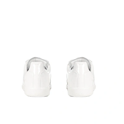 Shop Maison Margiela Leather Sneakers