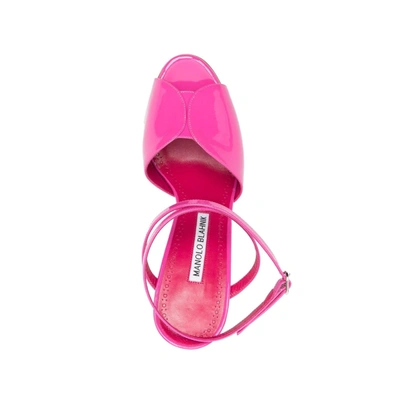 Manolo Blahnik Hourani 105 Patent Sandal