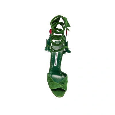 Shop Manolo Blahnik Ossie 105 Wrap Sandals