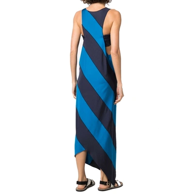 Shop Marni Stripped Long Stripe Dress