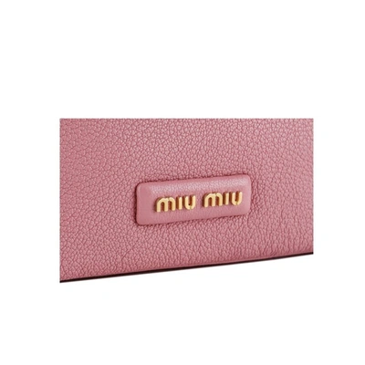 Shop Miu Miu Spirit Logo Patch Bag