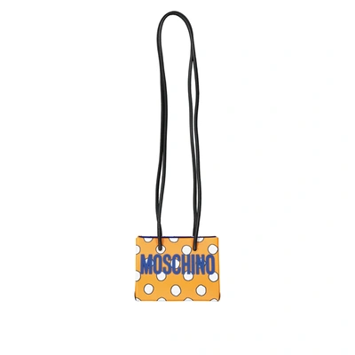 Shop Moschino Leather Mini Bag