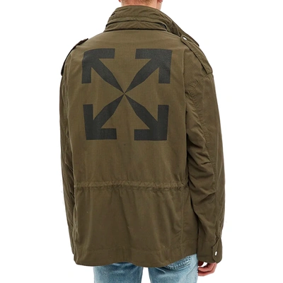 Shop Off-white Off White Off White Checker Field Jacket