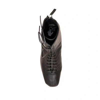 Off-white Off White Leather Heel Boots Women