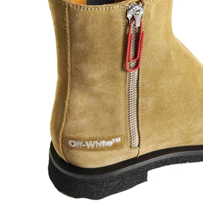 Off-white Spongesole Suede Ankle Boots