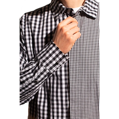 Shop Palm Angels Bleached Effect Checked Shirt