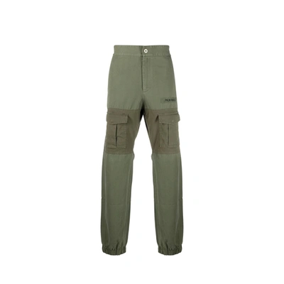Palm Angels Panelled Multi-pocket Cargo Trousers
