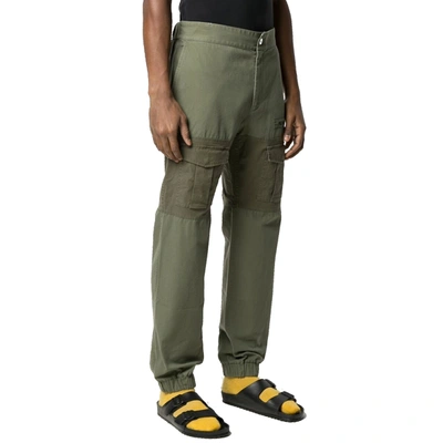 Palm Angels Panelled Multi-pocket Cargo Trousers