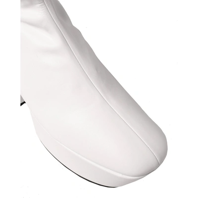 Prada Triangle Logo Platform Sole Boots