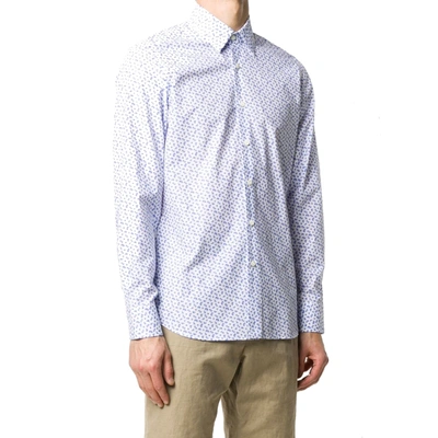 Shop Prada Printed Cotton Shirt