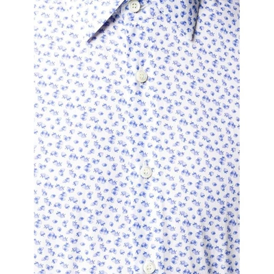 Shop Prada Printed Cotton Shirt