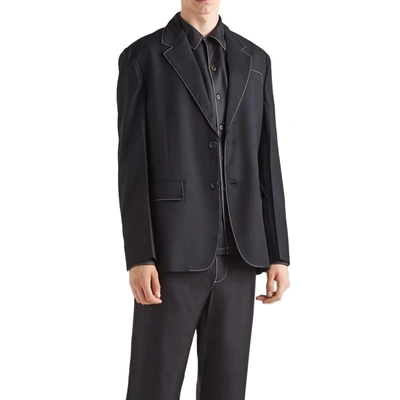 Shop Prada Wool Blazer