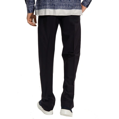 Ferragamo Cotton And Silk Pants