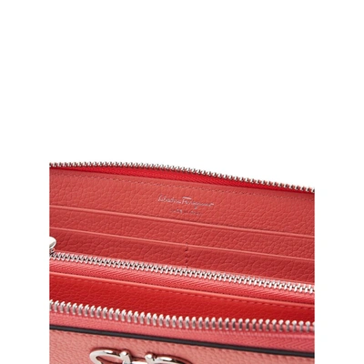 Shop Ferragamo Salvatore  Logo Leather Wallet