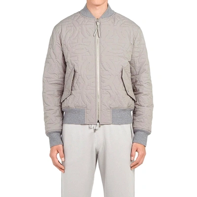 Shop Ferragamo Salvatore  Quilted Bomber Jacket