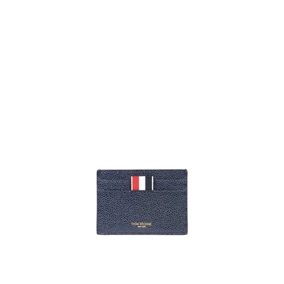 Shop Thom Browne Leather Card Holder