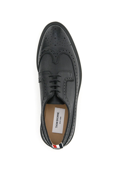 Shop Thom Browne Longwing Brogue Lace Up Shoes