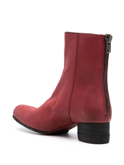 Shop Uma Wang Boots In Red