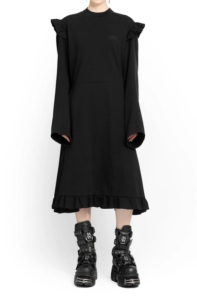 Shop Vetements Dresses In Black