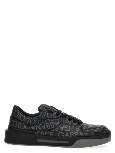 Shop Dolce & Gabbana New Roma Sneakers Black