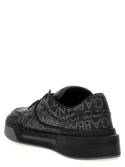 Shop Dolce & Gabbana New Roma Sneakers Black