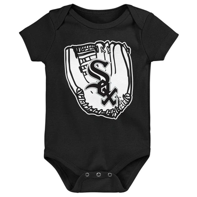 Shop Outerstuff Newborn & Infant Heather Gray/black/white Chicago White Sox Minor League Player Three-pack Bodysuit 