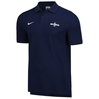 Shop Nike Blue England National Team Pique Polo