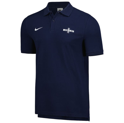 Nike England National Team Pique  Men's Soccer Polo In Blue
