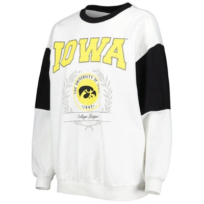Shop Gameday Couture White Iowa Hawkeyes It's A Vibe Dolman Pullover Sweatshirt