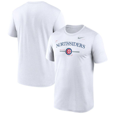 Shop Nike White Chicago Cubs Local Legend T-shirt