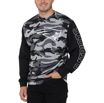 Shop Foco Black New England Patriots Camo Long Sleeve T-shirt
