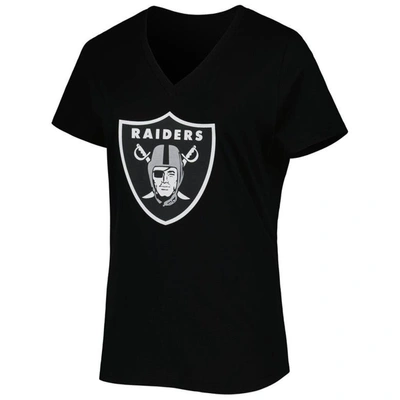 Fanatics Branded Darren Waller Black Las Vegas Raiders Plus Size Player Name & Number V-neck T-shirt In Black