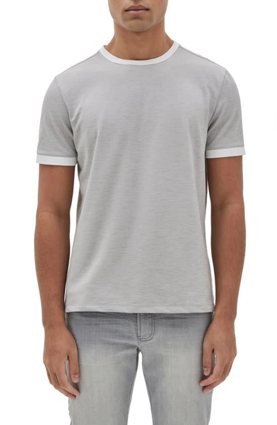 Shop Robert Barakett Whitner Cotton Blend T-shirt In Grey