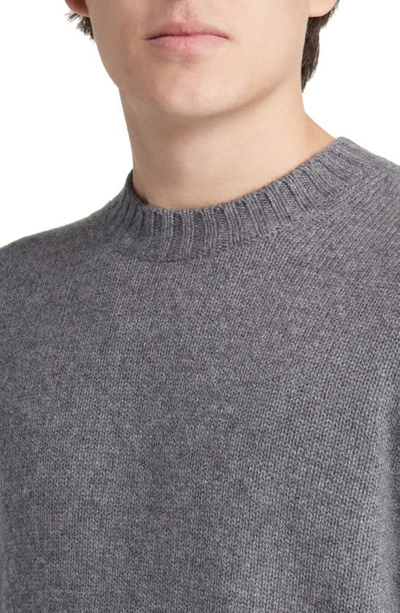 Shop Vince Relaxed Fit Wool & Cashmere Sweater In Medium Heather Grey