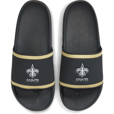 Shop Nike New Orleans Saints Off-court Wordmark Slide Sandals In Gray